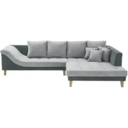 smart Ecksofa  Wilma ¦ grau ¦ Maße (cm): B: 305 H: 82 T: 202.0