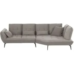 Vito Ecksofa mit Sitztiefenverstellung Ticona ¦ braun ¦ Maße (cm): B: 320 H: 93