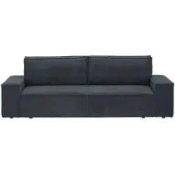 uno Schlafsofa mit Bettkasten Fjord ¦ schwarz ¦ Maße (cm): B: 257 H: 85 T: 102.0