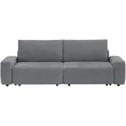 uno Schlafsofa mit Bettkasten Bouli ¦ grau ¦ Maße (cm): B: 257 H: 82 T: 105.0