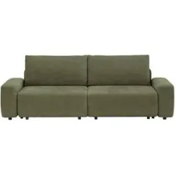 uno Schlafsofa mit Bettkasten Bouli ¦ grün ¦ Maße (cm): B: 257 H: 82 T: 105.0