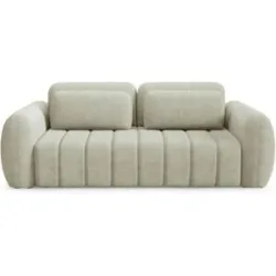 Höffner Schlafsofa mit Stauraum Contii ¦ beige ¦ Maße (cm): B: 266 H: 95