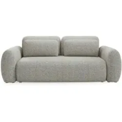 Höffner Schlafsofa mit Stauraum Falco ¦ grau ¦ Maße (cm): B: 266 H: 95