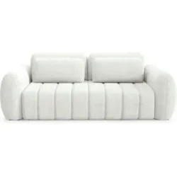 Höffner Schlafsofa mit Stauraum Contii ¦ weiß ¦ Maße (cm): B: 266 H: 95