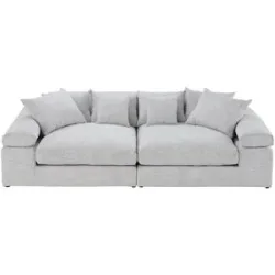 smart Big Sofa  Lianea ¦ grau ¦ Maße (cm): B: 260 H: 86 T: 133.0