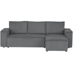 HOFFNER, Höffner Ecksofa mit Schlaffunktion Xabia ¦ grau ¦ Maße (cm): B: 238 H: 77 T: 140.0