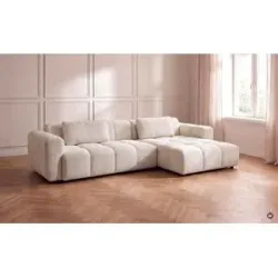 Höffner Selection Ecksofa  Freya ¦ creme ¦ Maße (cm): B: 330 H: 67 T: 198.0