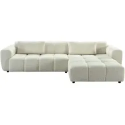 Höffner Selection Ecksofa  Freya ¦ creme ¦ Maße (cm): B: 330 H: 67 T: 198.0