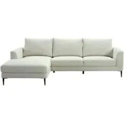 Höffner Selection Ecksofa  Tilia ¦ beige ¦ Maße (cm): B: 261 H: 61 T: 162.0