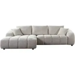 Höffner Selection Ecksofa  Coco ¦ creme ¦ Maße (cm): B: 288 H: 67 T: 168.0