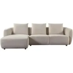 Höffner Ecksofa  Vaike ¦ beige ¦ Maße (cm): B: 259 H: 83 T: 162.0