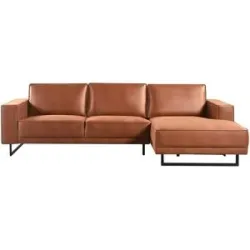 Höffner Ecksofa  Sanja ¦ braun ¦ Maße (cm): B: 284 H: 84 T: 155.0