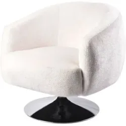Höffner Selection Drehsessel  Cilia ¦ creme ¦ Maße (cm): B: 77 H: 75 T: 83.0