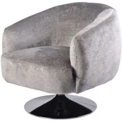 Höffner Selection Drehsessel  Cilia ¦ grau ¦ Maße (cm): B: 77 H: 75 T: 83.0