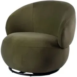 Höffner Selection Drehsessel  Tori ¦ grün ¦ Maße (cm): B: 75 H: 69 T: 84.0
