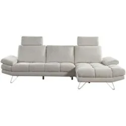 Höffner Ecksofa  Varinia ¦ grau ¦ Maße (cm): B: 283 H: 89 T: 189.0
