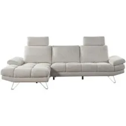 Höffner Ecksofa  Vea ¦ grau ¦ Maße (cm): B: 283 H: 89 T: 189.0