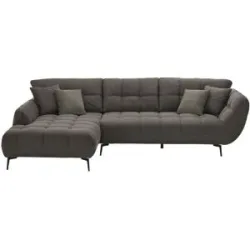 Bobb Ecksofa  Lazlo ¦ grau ¦ Maße (cm): B: 320 H: 97 T: 221.0