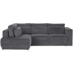 switch Ecksofa  Tirana ¦ grau ¦ Maße (cm): B: 297 H: 91 T: 195.0