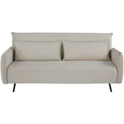 Höffner Schlafsofa  Avilena ¦ beige ¦ Maße (cm): B: 185 H: 84 T: 88.0