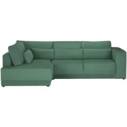 Switch, switch Ecksofa  Tirana ¦ grün ¦ Maße (cm): B: 297 H: 91 T: 195.0