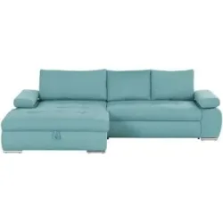 smart Ecksofa  Ibby ¦ blau ¦ Maße (cm): B: 294 H: 73 T: 173.0