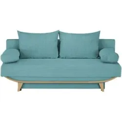 smart Schlafsofa  Odessa ¦ blau ¦ Maße (cm): B: 195 H: 78 T: 95.0