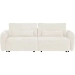 uno Schlafsofa mit Bettkasten Mossa ¦ creme ¦ Maße (cm): B: 238 H: 87 T: 103.0