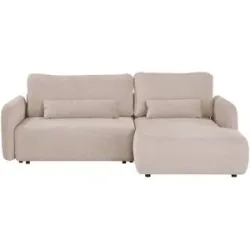 uno Ecksofa Mit Schlaffuktion Mossa ¦ beige ¦ Maße (cm): B: 243 H: 87 T: 163.0