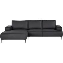 uno Ecksofa  Olmo ¦ schwarz ¦ Maße (cm): B: 275 H: 83 T: 173.0