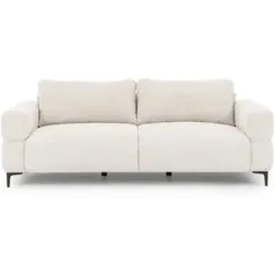 S-STYLE Einzelsofa  Cardea ¦ creme ¦ Maße (cm): B: 217 H: 80