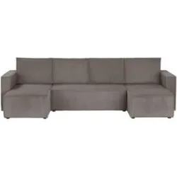 uno Wohnlandschaft mit Schlaffuntion Cleo ¦ braun ¦ Maße (cm): B: 296 H: 88 T: