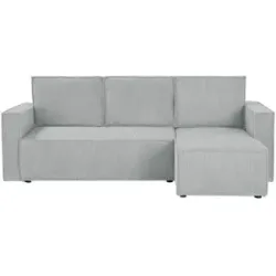 UNO, uno Ecksofa mit Schlaffunktion Potaro ¦ grau ¦ Maße (cm): B: 230 H: 88 T: 148.0