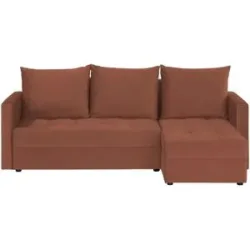 uno Ecksofa mit Schlaffunktion Mirage ¦ rot ¦ Maße (cm): B: 220 H: 88 T: 148.0
