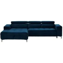 switch Ecksofa aus Mikrofaser Caro ¦ blau ¦ Maße (cm): B: 289 H: 93 T: 175.0