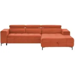 Switch, switch Ecksofa aus Mikrofaser Caro ¦ kupfer ¦ Maße (cm): B: 289 H: 93 T: 175.0