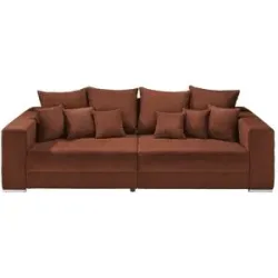 uno Bigsofa aus Cordstoff Ricardo ¦ rot ¦ Maße (cm): B: 262 H: 85 T: 111.0