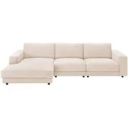 Jette Home, Jette Home Ecksofa Cord Sila ¦ creme ¦ Maße (cm): B: 330 H: 91 T: 190.0