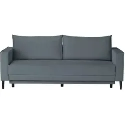 HOFFNER, Höffner Schlafsofa  Mila ¦ grau ¦ Maße (cm): B: 222 H: 100 T: 95.0