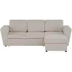 Höffner Ecksofa mit Schlaffunktion Xara ¦ grau ¦ Maße (cm): B: 245 H: 88 T: 156.0