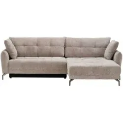 Bobb Ecksofa  Casandra de Luxe ¦ grau ¦ Maße (cm): B: 284 H: 91 T: 191.0