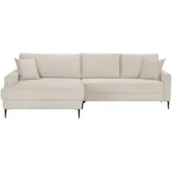 smart Ecksofa  Lara ¦ beige ¦ Maße (cm): B: 284 H: 87 T: 177.0