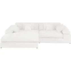 smart Ecksofa  Lianea ¦ weiß ¦ Maße (cm): B: 291 H: 86 T: 208.0