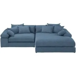 smart Ecksofa  Lianea ¦ blau ¦ Maße (cm): B: 291 H: 86 T: 208.0