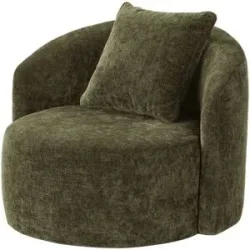 Höffner Selection Drehsessel  Alis ¦ grün ¦ Maße (cm): B: 90 H: 78 T: 87.0
