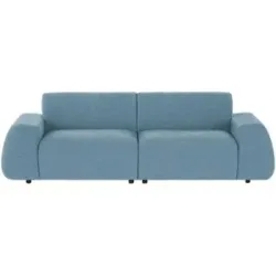 Höffner-Selection, Höffner Selection Big Sofa  Alea ¦ blau ¦ Maße (cm): B: 255 H: 75 T: 97.0