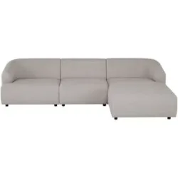 Höffner-Selection, Höffner Selection Ecksofa  Farina ¦ grau ¦ Maße (cm): B: 295 H: 75 T: 101.0