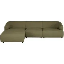 Höffner Selection Ecksofa  Farina ¦ grün ¦ Maße (cm): B: 295 H: 75 T: 101.0