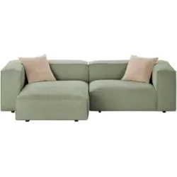 Höffner Selection Ecksofa  Noé ¦ grün ¦ Maße (cm): B: 247 H: 65 T: 149.0