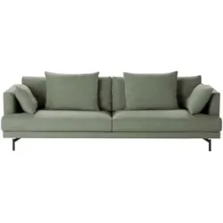 Höffner-Selection, Höffner Selection Big Sofa  Sora ¦ grün ¦ Maße (cm): B: 248 H: 84 T: 100.0